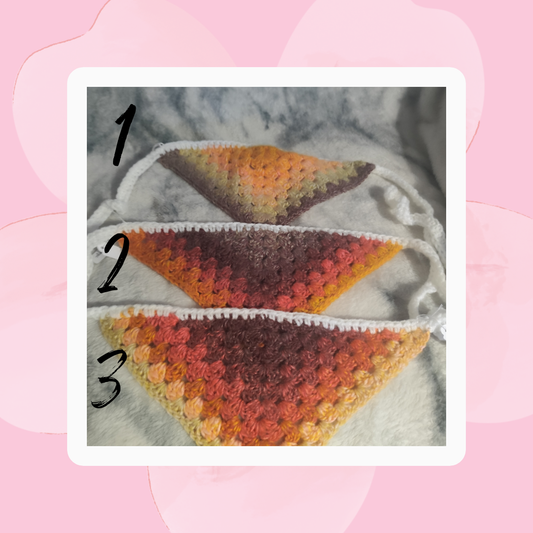 🌸Size Large ombre pet bandana🌸