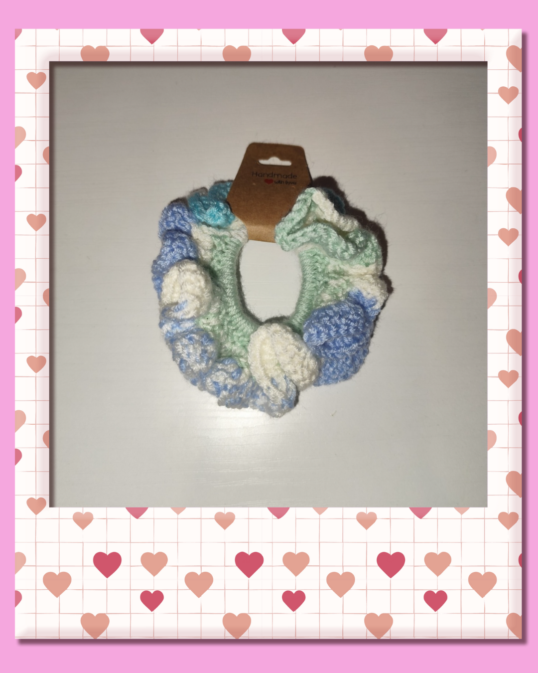 🌈 Crochet Multicoloured Scrunchies🌈