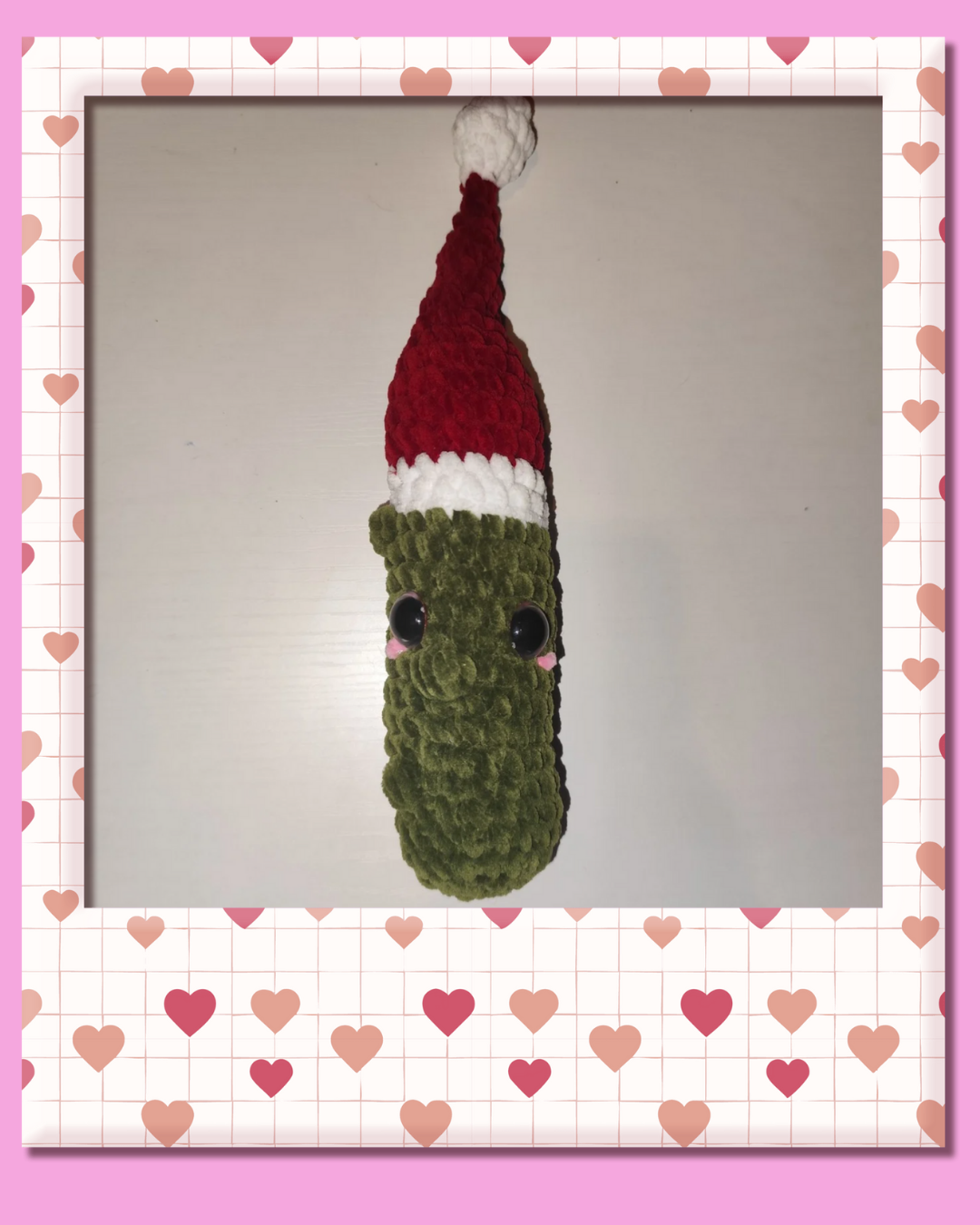 ✨🥒Crocheted Christmas Pickle Plushie 🥒✨