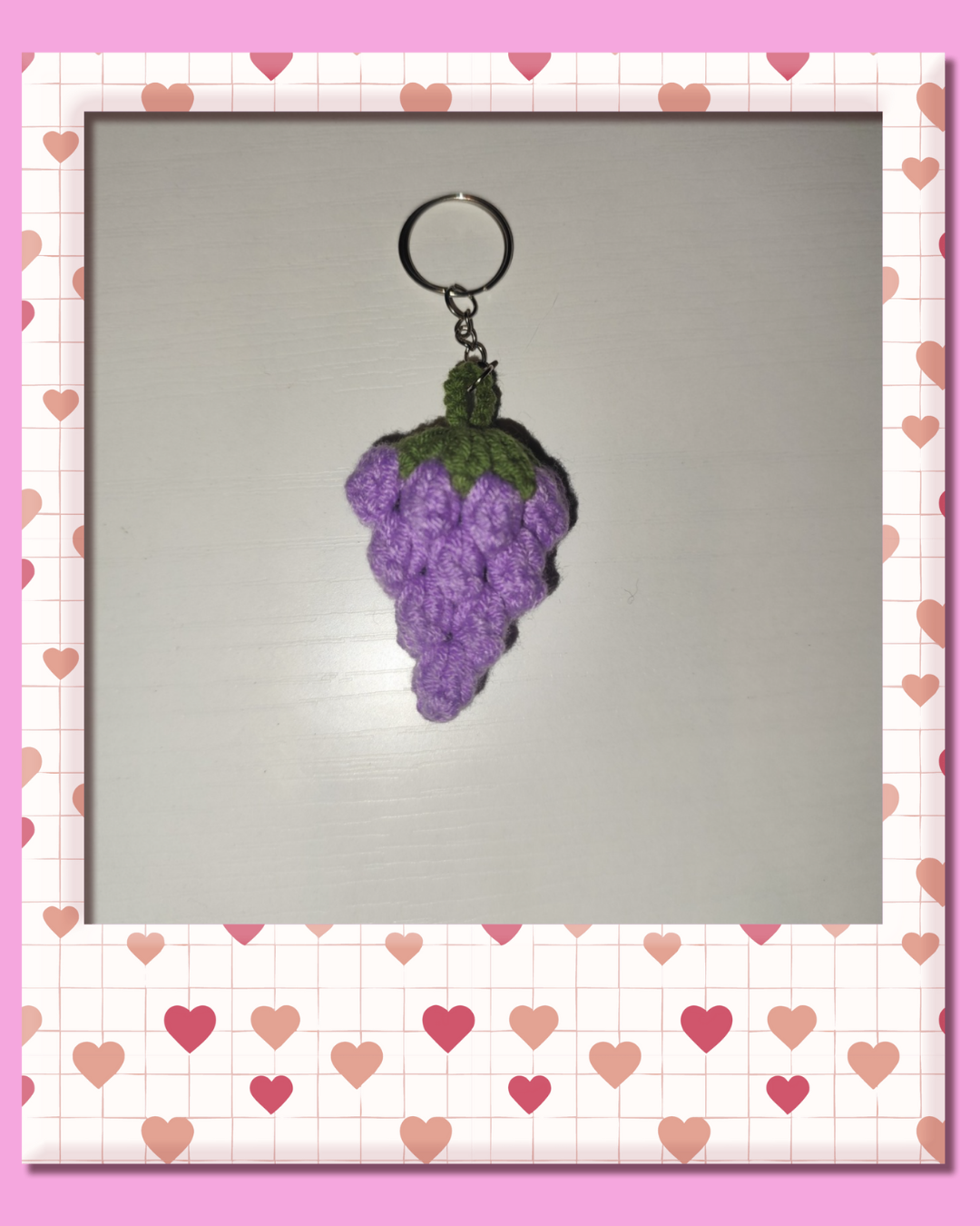 🍇✨ Crochet Grape Keychains ✨🍇