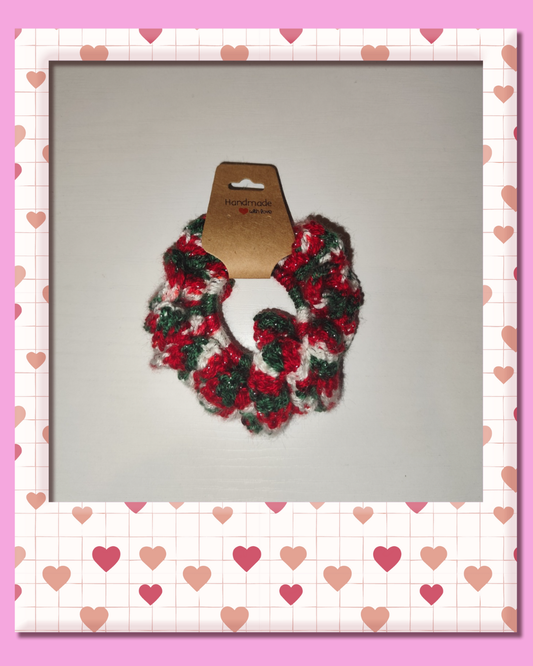 🎄✨ Crochet Christmas Scrunchies✨🎄